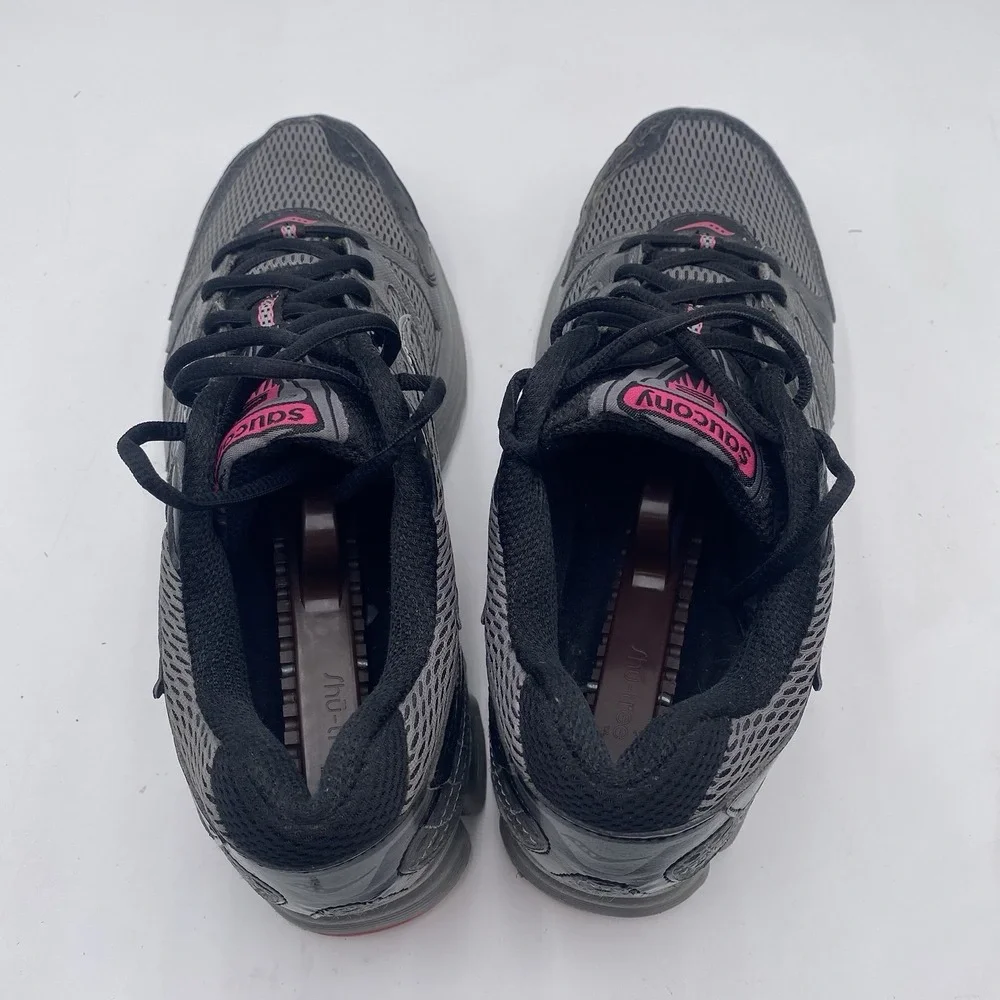 Saucony Grid Cohesion 5 Women's Running Shoes Size 11 Gray Pink 15119-2‎ Cleaned